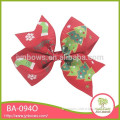 Korean fashion baby christmas red velvet bow